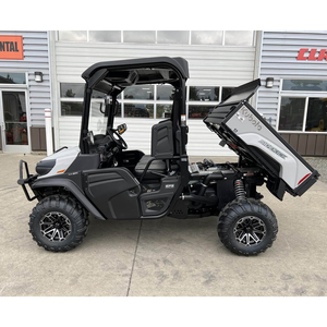 Chariot utilitaire RTV 4x4 construit pour une utilisation agricole et industrielle avec lit de décharge, capacité de charge utile lourde et construction à ossature en acier - Product Image 3