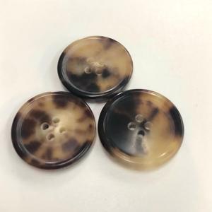 Boutons en corne de buffle naturelle, finition colorée, pour accessoires vestimentaires, haute qualité - Product Image 4