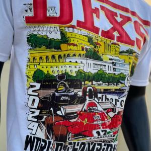 Ensemble short respirant en tissu polaire 300Gsm avec logo personnalisé Boxy Shirt avec sérigraphie haut de gamme des deux côtés meilleurs vêtements d'été - Product Image 5