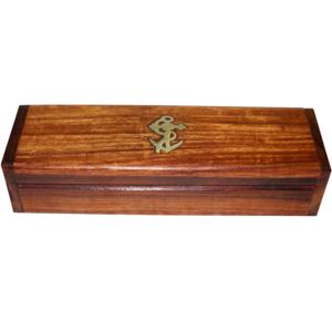 Top produit maison boîtes décoratives haute qualité coffre au trésor boîte à bijoux avec serrure à la main en bois artisanat cadeau article boîte en bois - Product Image 1