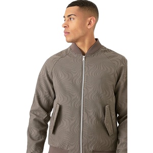 New Arrival Fashionable Polyester Men's Sublimation Design Autumn Jacket Hot Selling Breathable Two Pockets <b>Stand</b> Collar Front - Product Image 4