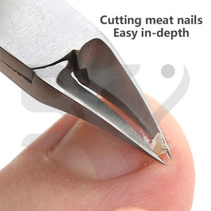 Pince à ongles professionnelle en acier inoxydable, durable, à large ouverture, avec coins arrondis de précision, pour couper les ongles des pieds - Product Image 2