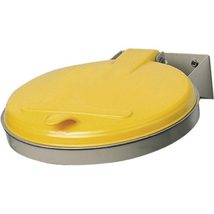 Collecteur de déchets jaune 120L B400xD510mm avec couvercle KS VAR Catégorie de produit Poubelles - Product Image 1