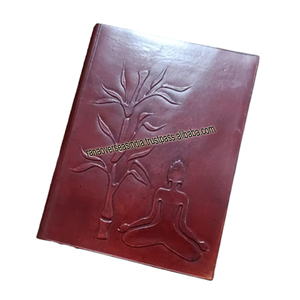 Handmade Quality Art <b>Leather</b> Journal Spiral Bound Daily <b>Notepad</b> for Men & Women with 100 Inner Pages - Product Image 4