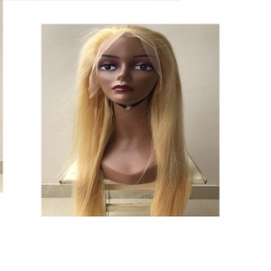 Cuticle Aligned 13x4 Transparent Lace 613 Blonde Lace Front <b>Human</b> <b>Wigs</b> Frontal <b>Wigs</b> Blonde Wholesale's Straight Hair Remy Hair's - Product Image 1