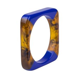 Hot Blue resina joyería artesanía mejor brazalete brazaletes para mujeres mejor venta producto pulsera accesorios mujer moda - Product Image 6