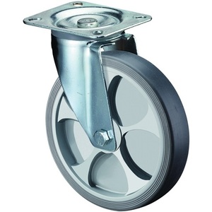 Caster Wheels 80mm Swivel Caster 100 kg Load Capacity Thermoplastic Wheel Plastic Plate L104 X W80 mm BS Brand - Product Image 1