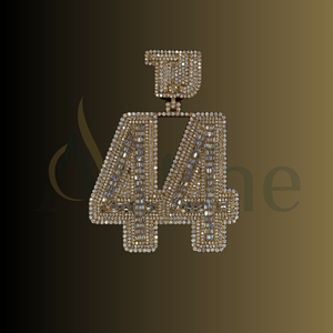 Collier à pendentif plaqué or pour homme et femme avec chaîne - Product Image 1