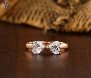 ชุดเพชรผู้หญิงหัวใจ5.16 TDW 18K ได้รับการรับรองกุหลาบทอง/ได้รับการรับรองเพชร CVD Diamond หินในห้องทดลอง | jewelrs - Product Image 3