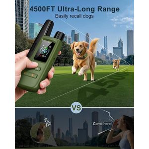 Collar Eléctrico para Perros Jugbow 4500FT, Impermeable IPX8, con Control Remoto y 4 Modos, Material Plástico, Collar de Adiestramiento con Descarga Eléctrica - Product Image 3