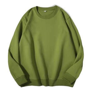 เสื้อสเวตเตอร์คอกลมของผู้ชาย, เสื้อฮู้ดและสเวตเตอร์คอกลมผ้าคอตตอนสีล้วนสไตล์แฟชั่น - Product Image 2