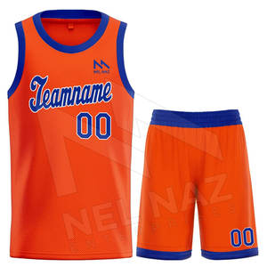 Maillot de basket-ball personnalisé dernière conception vêtements de sport professionnels BSCI polyester maille respirant grande taille uniformes sublimation - Product Image 1