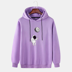100% algodón polar venta al por mayor suéter en blanco de gran tamaño mujeres sudaderas con capucha logotipo personalizado algodón coreano sudaderas con capucha y sudaderas - Product Image 1