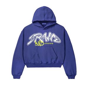 Survêtements d'hiver personnalisés de grande taille, ajustés régulièrement, pour entraînement, sports de gymnastique, pull à capuche, survêtements à ourlet élastique pour pantalons - Product Image 5