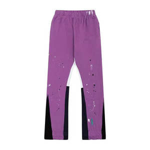 Vêtements de sport pour hommes, pantalon de fitness respirant en coton 100% poids lourd, coupe ample, pantalon cargo jogger pour hommes - Product Image 3