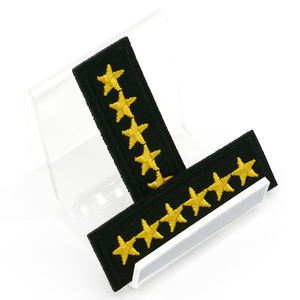 Wholesale Custom <b>Garment</b> Clothing Iron High Density Embossed Brand Designer Logo Sport Patches Twill Fabric Heat Pressed Towel - Product Image 6