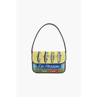 Tas bahu manik-manik multiwarna yang bergaya untuk wanita dengan kombinasi kualitas Premium dan desain manik-manik yang indah dengan busana glowin