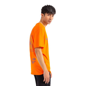 เสื้อยืดผู้ชายคุณภาพสูง ปี 2025 ผลิตจากผ้าฝ้ายทอ 100% ทรงหลวม ไหล่ตก น้ำหนัก 220 กรัม ระบายอากาศได้ดี สไตล์สตรีทแวร์ พิมพ์ลายสกรีน - Product Image 3