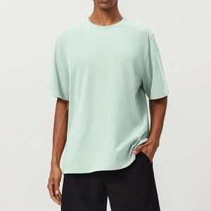 เสื้อยืดคอกลมแขนสั้นสำหรับผู้ชายเสื้อเชิ้ตผ้าฝ้าย100% นุ่มคลาสสิกเสื้อทางการระบายอากาศได้ดี - Product Image 4