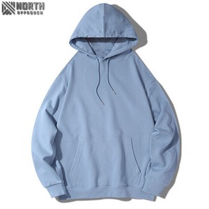 Venta al por mayor colorido gota hombro sudaderas con capucha hombres 100% algodón personalizado para hombre cordón pulóver sobre tamaño 450 GSM Sudadera con capucha de moda - Product Image 6