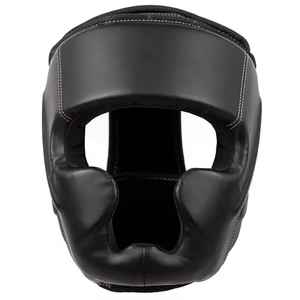 Professional Padded Training Head Guard Adjustable Full Face <b>Safety</b> Helmet for Sparring and Exercise Protective Equipment - Product Image 5