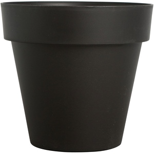 Aluminium Handmade Black Powder Coated Planter Pot Modern Luxury Design For Home Hotel Restaurant Decoration - Product Image 5