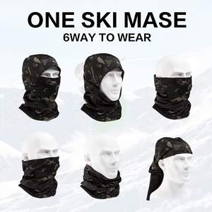 Pasamontañas con impresión de logotipo personalizado de alta calidad, máscara de esquí de cara completa, diseño a prueba de viento, nueva máscara facial para motocicleta, cubierta a prueba de viento - Product Image 6