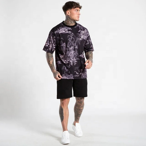 T-shirt Homme Oversize 280g en Coton Épais Imprimé Graphique Respirant Écologique Style Urbain Décontracté - Product Image 1