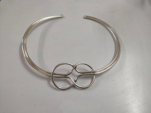 Chokers en métal en laiton pendentif attaché martelé en forme de papillon gravé pour les créateurs de bijoux de mode revente diamant pierre principale - Product Image 6