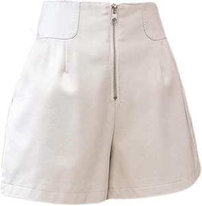 Verano 2025, pantalones cortos sexis para mujer, pantalones cortos de discoteca ajustados, pantalones cortos de cuero de cintura alta para club nocturno, estilo de moda novedoso - Product Image 1