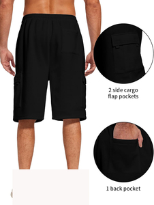 Pantalones cortos de fútbol para hombre personalizables al por mayor 2025 con logotipo patrón sólido ropa informal de entrenamiento de fútbol y correr servicio OEM - Product Image 6