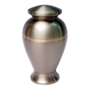 Urna de cremación dorada para cenizas, urna de mariposa grabada clásica en oro, urnas japonesas - Product Image 1