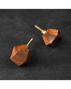 Cajón de armario de cocina de madera y resina de forma cuadrada redonda hecha a mano tamaño de forma de Color personalizado artículo hecho en India - Product Image 5