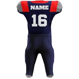 Camiseta de Fútbol Americano Personalizada con Sublimación Digital, Manga Corta, Transpirable y Absorbente de Humedad - Product Image 6