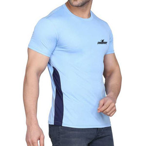 T-shirt de course décontracté avec une coupe confortable en stock, nouveau t-shirt de course fin pour l'été - Product Image 4