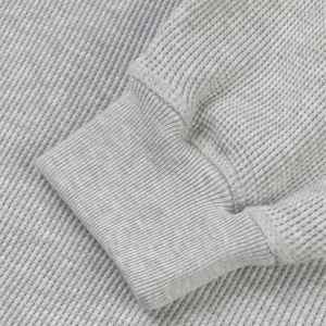 Sweat-shirt à capuche en molleton French Terry d'hiver avec logo personnalisé, streetwear pour homme, coupe ample, col rond, anti-boulochage - Product Image 3