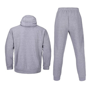 Conjunto Deportivo Ligero de Dos Piezas para Hombre, Informal, para Invierno, 100% Algodón, Chaqueta Cortavientos con Capucha y Pantalones - Product Image 2