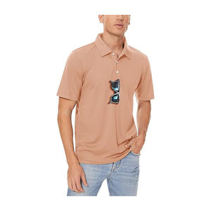 Camisas de golf para hombres Dry Fit Performance Print Manga corta Humedad Wicking Golf Polos - Product Image 1