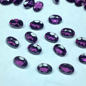 Piedras Preciosas de Granate Morado Natural de Primera Calidad, Corte Esmeralda, Corte Ovalado, Corte Cojín, Vibrantes, Facetadas, para Joyería, Oro, Plata - Product Image 3