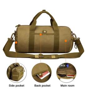 Custom Cotton Handmade Vintage Canvas Travel <b>Luggage</b> Duffal Bag <b>Lightweight</b> Business <b>Luggage</b> with Zipper Closure Buy Now! - Product Image 3