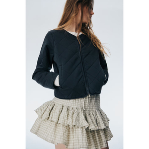 Chaqueta Acolchada de Mujer, Modelo 2026, Superventas, Sólida, con Capucha, Transpirable, Cálida, de Lujo, de Algodón Acolchado - Product Image 4