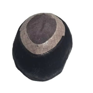 Taz Hair BD, Sistema Capilar Masculino con Peluca de Cabello Humano Remy Indio Estilo Yaki, Trama Única para Encaje - Product Image 2