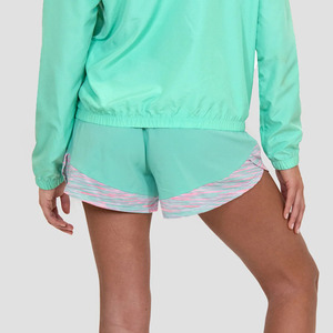 Conjunto de Chaqueta Cortavientos y Pantalones Cortos de 2 Piezas para Mujer, Estilo Urbano, de Alta Calidad, con Cremallera, Spandex/Poliéster, por HI 2026 - Product Image 4