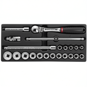 Usag 22-Piece <b>Sockets</b> and <b>Ratchet</b> Assortment - Product Image 2