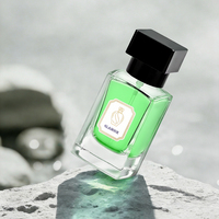 Emballage cosmétique de parfum de luxe écologique, flacon de parfum en verre vide carré, 30 ml, 50 ml, 100 ml