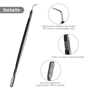 Outil professionnel de rehaussement de cils en acier inoxydable végétalien de haute précision pour le lifting des cils et des sourcils, construction durable, longue durée - Product Image 3
