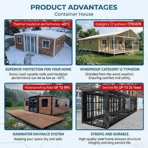 <span class=keywords><strong>Casa</strong></span> Contenedor de <span class=keywords><strong>20</strong></span> y 40 <span class=keywords><strong>Pies</strong></span> de Alta Calidad, Casas Prefabricadas Tipo Contenedor, <span class=keywords><strong>Casa</strong></span> Contenedor Expandible para Proyecto en Brasil - Product Image 4