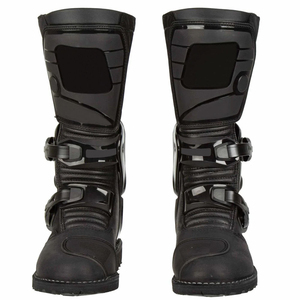 Vente en gros de nouvelles chaussures de vélo tout-terrain d'hiver professionnelles bottes de course de moto en cuir imperméable et coupe-vent respirant - Product Image 3
