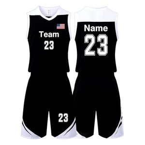 High Quality BSCI Sublimation Men's Sportswear Customized Polyester <b>Basketball</b> Uniform Plus Size Includes Logo Name Wholesale - Product Image 2
