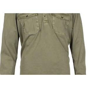 Camicia Casual da Uomo INC in Popeline con Colletto, Vestibilità Regolare, Bottoni, Traspirante, Design Verde, Maniche Lunghe, Collo Alto, Taglie da XS a 6XL - Product Image 3